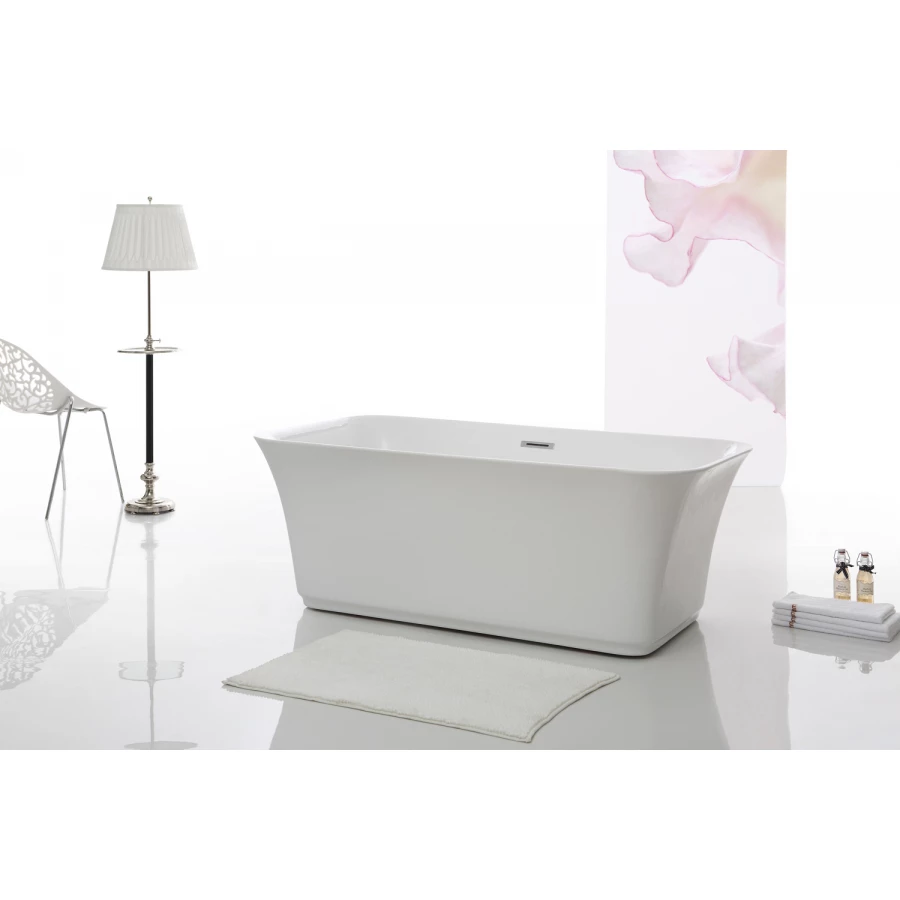 Ванна акриловая Azario Stresa отдельностоящая AZ-М706 175х85х59 см