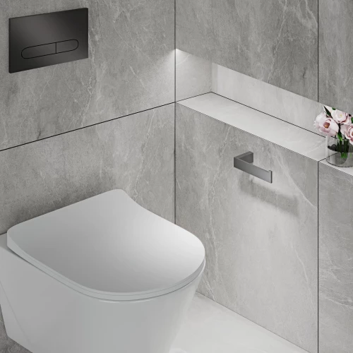 Держатель Timo Petruma для туалетной бумаги черное золото 15241/18