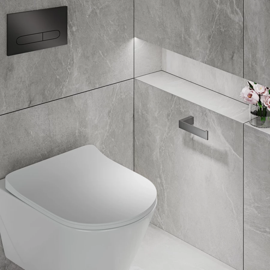 Держатель Timo Petruma для туалетной бумаги черное золото 15241/18