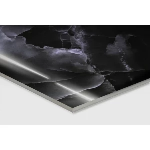 Керамогранит Arcadia Ceramica Onyx Black High Gloss чёрный HG2009-A 120х60 см