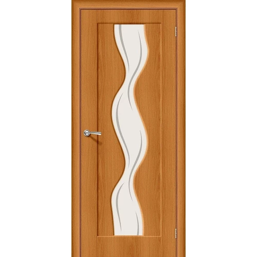 Межкомнатная дверь Bravo Вираж-2 200x60 винил Start полотно Art Glass цвет Milano Vero