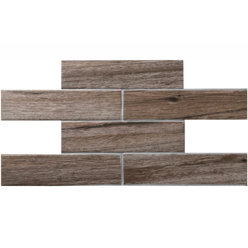 Мозаика Bonaparte Керамогранитная мозаика Marmi Dark 240х60 матовая коричневая 48,6х25,2 см