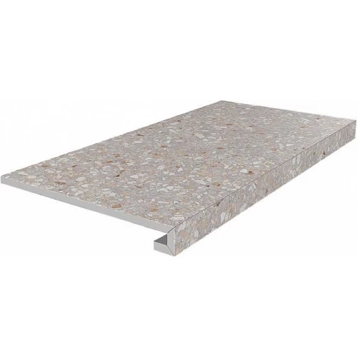 Ступень клееная из керамогранита Kerama Marazzi Терраццо матовая бежевая SG632020R/GCF 60з33 см