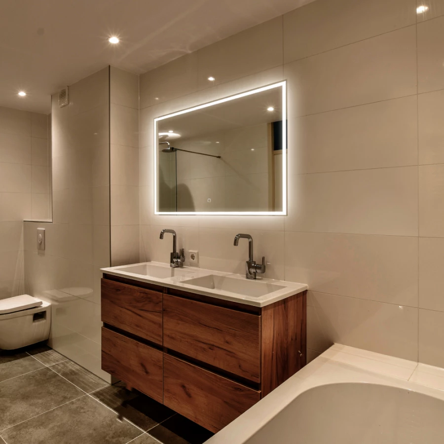 Зеркало Abber See с подсветкой сенсорный выключатель диммер AG6108SL-0.8