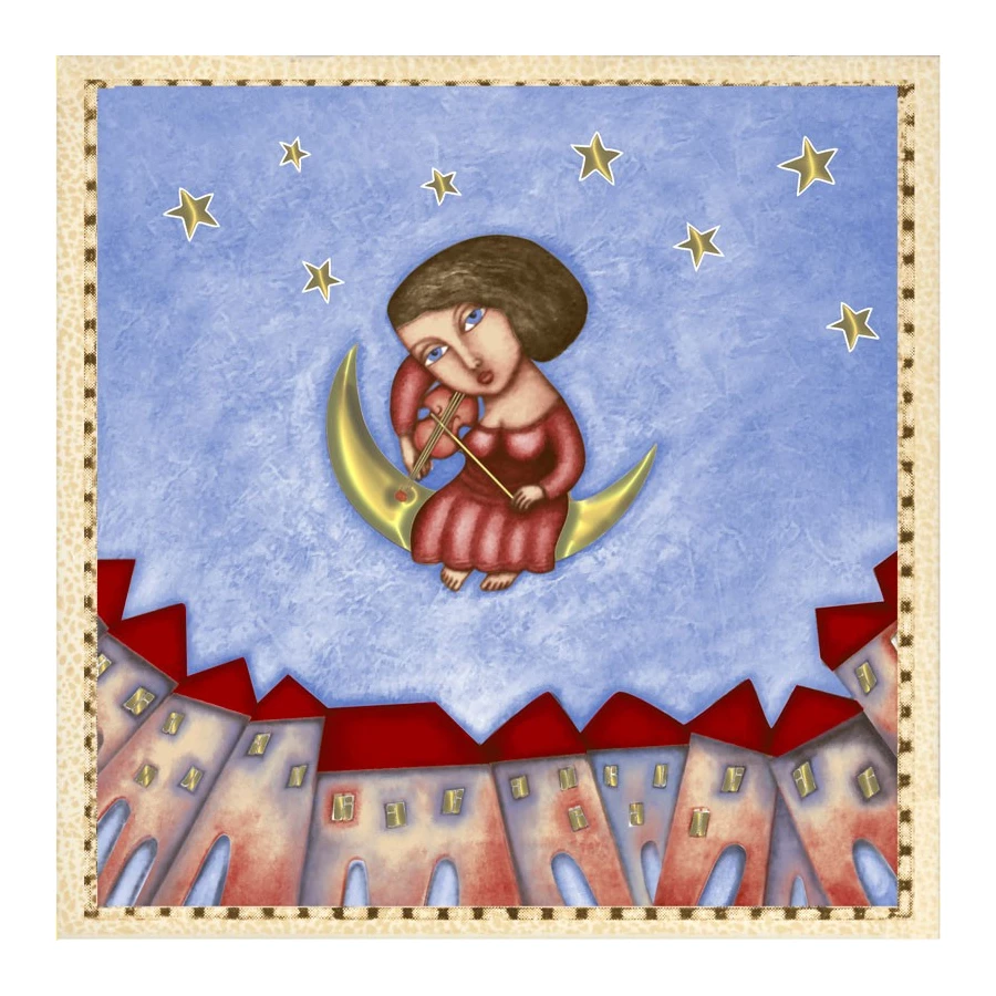 Декор Glazurker Nappa (Bioko) Luna Dec. 200х200 мм