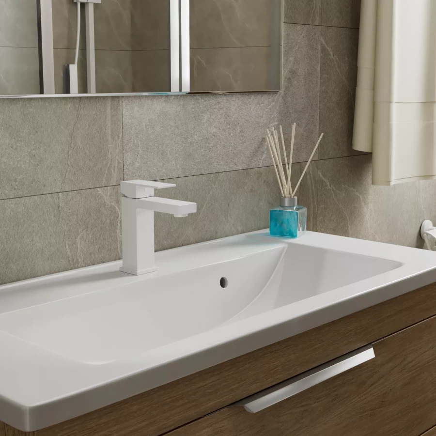 Смеситель для раковины D&K Bayern.Liszt матовый белый DA1512108