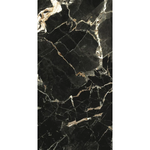 Керамогранит La Fabbrica Марми Сисилиани Бласк Голд Нат Рет / Marmi Siciliani Black Gold Nat Ret матовый черный 276101 120х60 см