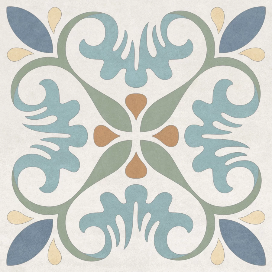 Керамогранит New Trend Design Art Mix 4 матовый многоцветный GP2020DMX55 20х20 см