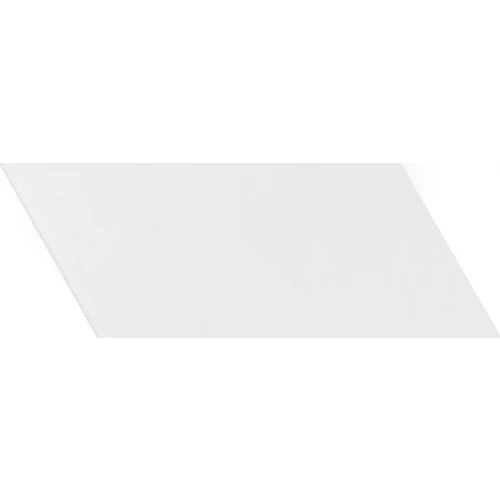 Плитка керамическая Equipe Чеврон Бланцо Мате Ригхт / Chevron Blanco Mate Right матовая белая 23199 20,5х9 см