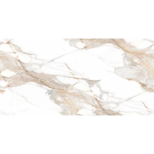 Керамогранит Ceradim Calacatta Fairy Gold бежевый Полированный 120х60 см
