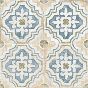 Плитка напольная Peronda FS Porto Fatima матовый бежево-голубой 0100338184 45х45 см