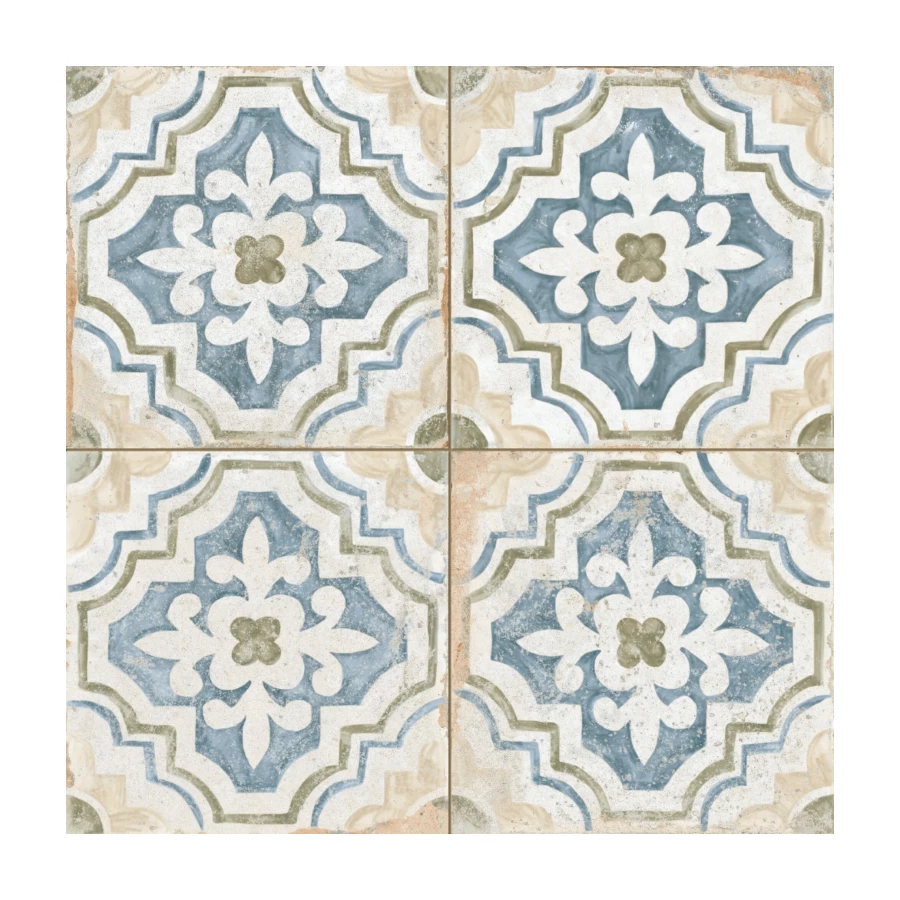 Плитка напольная Peronda FS Porto Fatima матовый бежево-голубой 0100338184 45х45 см