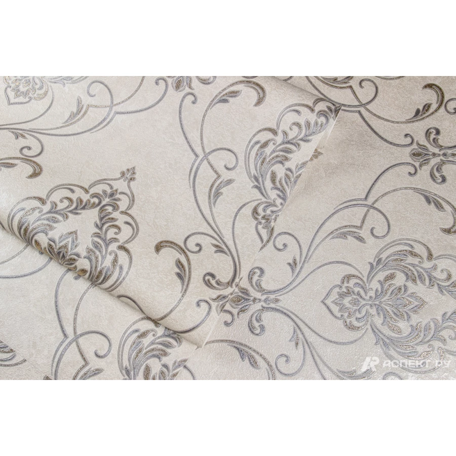 Обои флизелиновые Аспект Анита Бежевый 30263-12 1,06х10,05 м