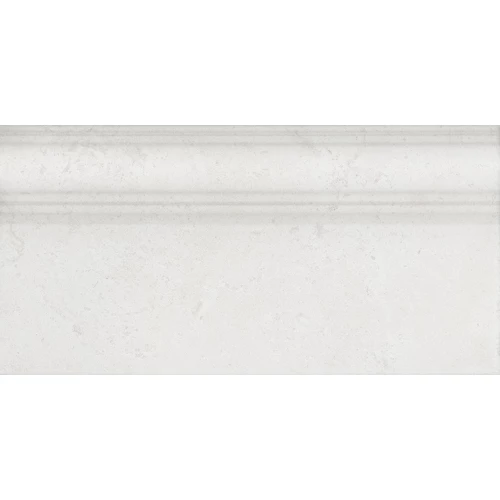Бордюр багет Kerama Marazzi Гране обрезной матовый белый KMB2BLF001BR 40x7,3 см