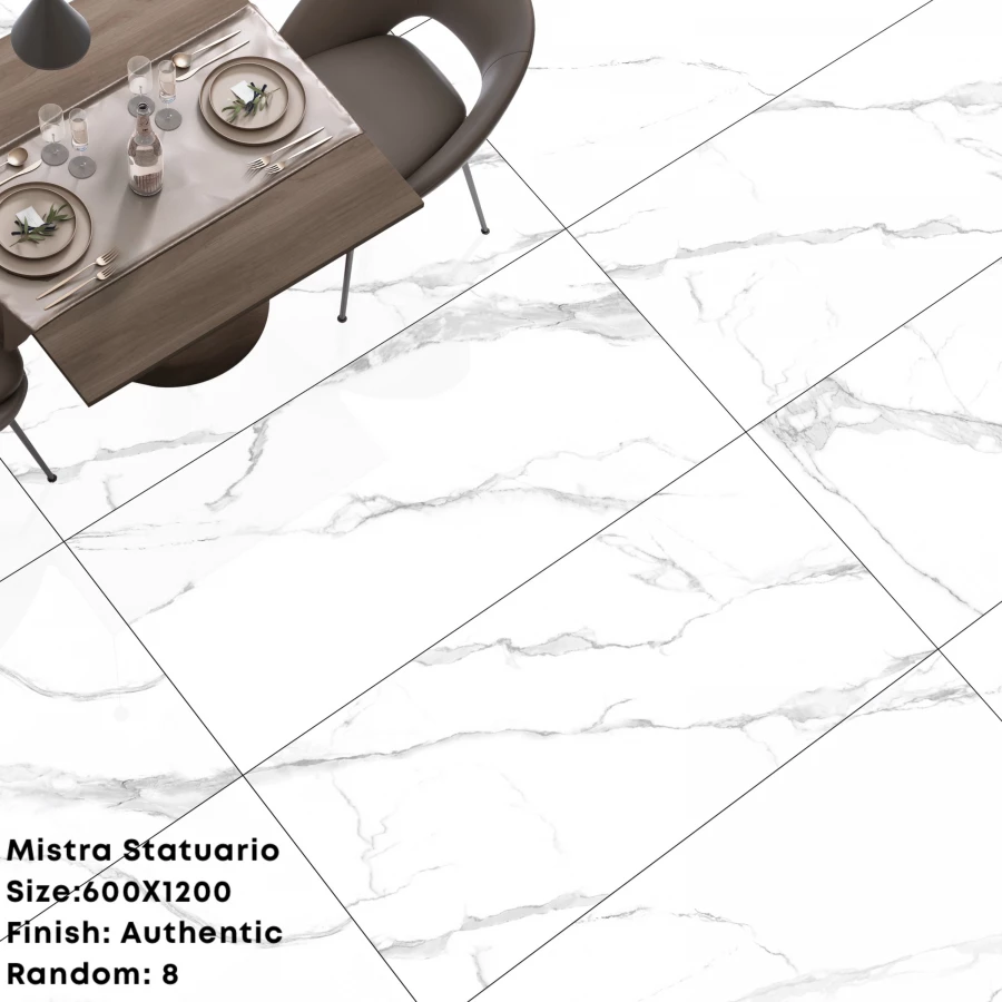 Керамогранит Realistik Mistra Statuario 120х60 см