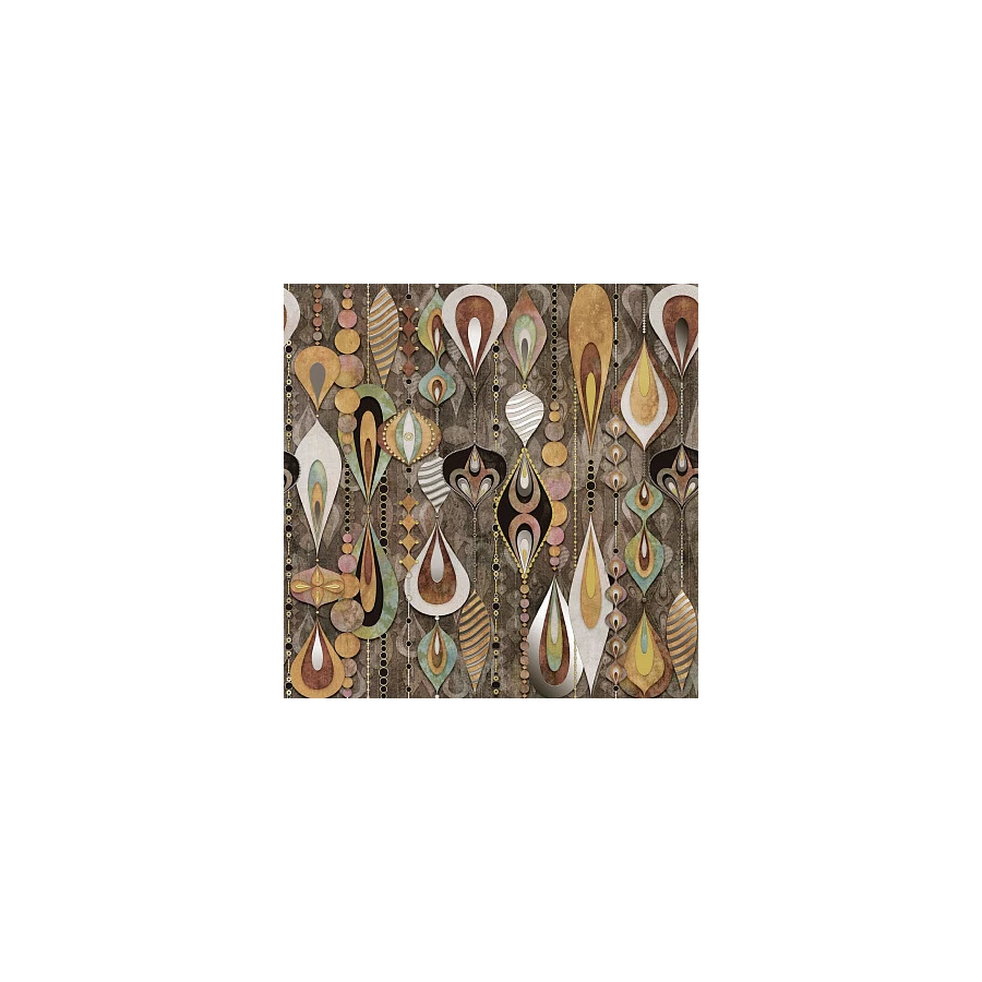 Плитка настенная Atlantic Tiles Lloyd Decor Wright матовая коричневая 90х90 см