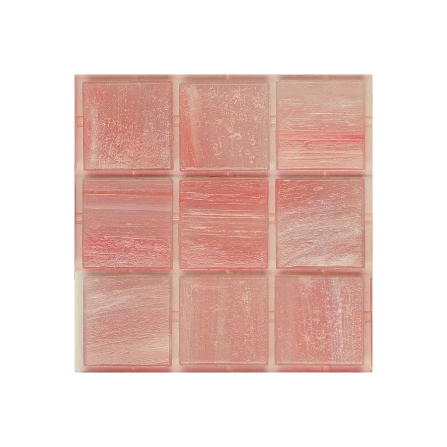 Мозаика стеклянная Trend Brillante Opale 261 тон 06002854-8 с авантюрином 2x2 глянцевая розовая Br261-06002854-8 31,6х31,6 см