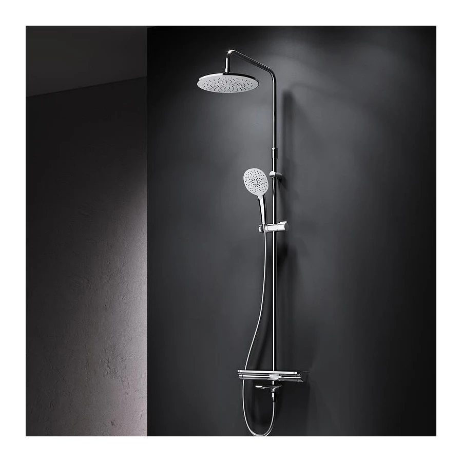 Душевая система Am Pm Spirit V2.0 ShowerSpot с термостатом F0770A500