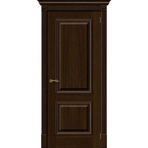 Межкомнатная дверь Mr. Wood Вуд Классик-12 200x90 шпон Wood Classic полотно глухое цвет Golden Oak