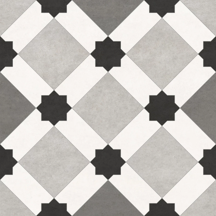 Керамогранит New Trend Design Art Emilio матовый многоцветный GP2020DNN05 20х20 см