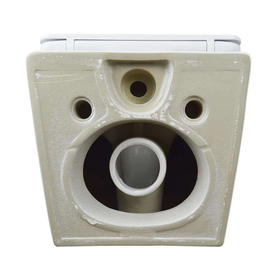 Унитаз подвесной Azario Grado безободковый в комплекте с сидением микролифт белый AZ-0046 SP 49х37х37 см