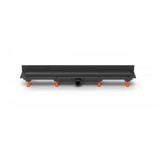 Душевой лоток Creto Uni с решеткой черный CRE-650 UB-P 65 см