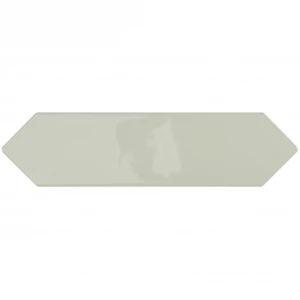 Плитка настенная Smile Tile Пикет Мента / Picket Menta глянцевая светло-зеленая 87341096 30х7,5 см