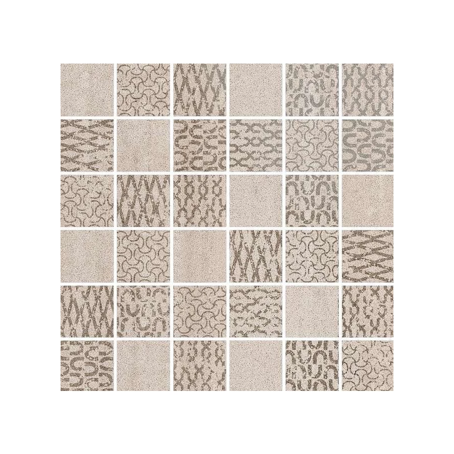 Керамогранит Kerama Marazzi Про Дабл Декор мозаичный матовый бежевый DD201420\MM 30x30 см