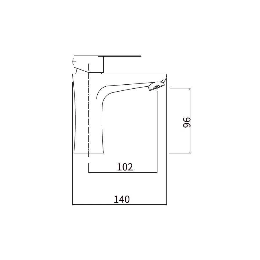 Смеситель для раковины Fashun A51115