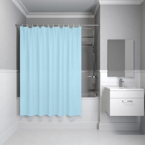 Штора Iddis для ванной голубой PE P07PE18i11 180x200 см