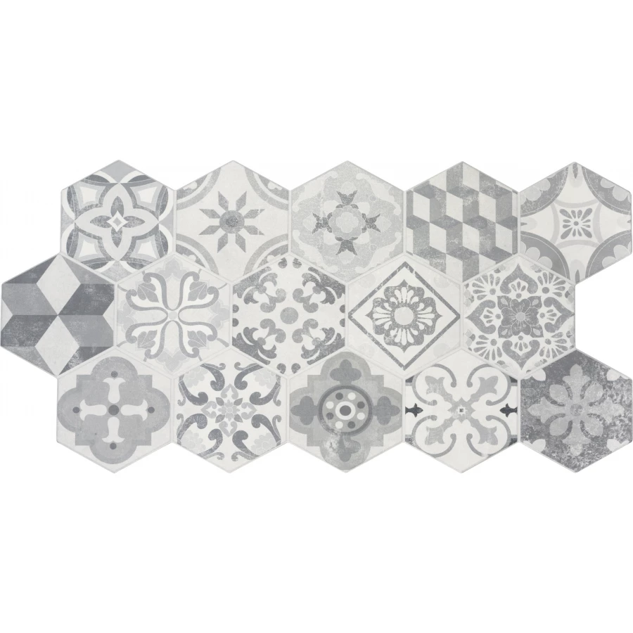 Керамогранит El Molino Centauro Vintage Gris серый 45,5x90 см