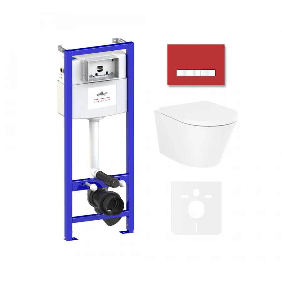 Унитаз Lavinia Boho Relfix Biore Compacto Rimless 75110138 (комплект 6 в 1)