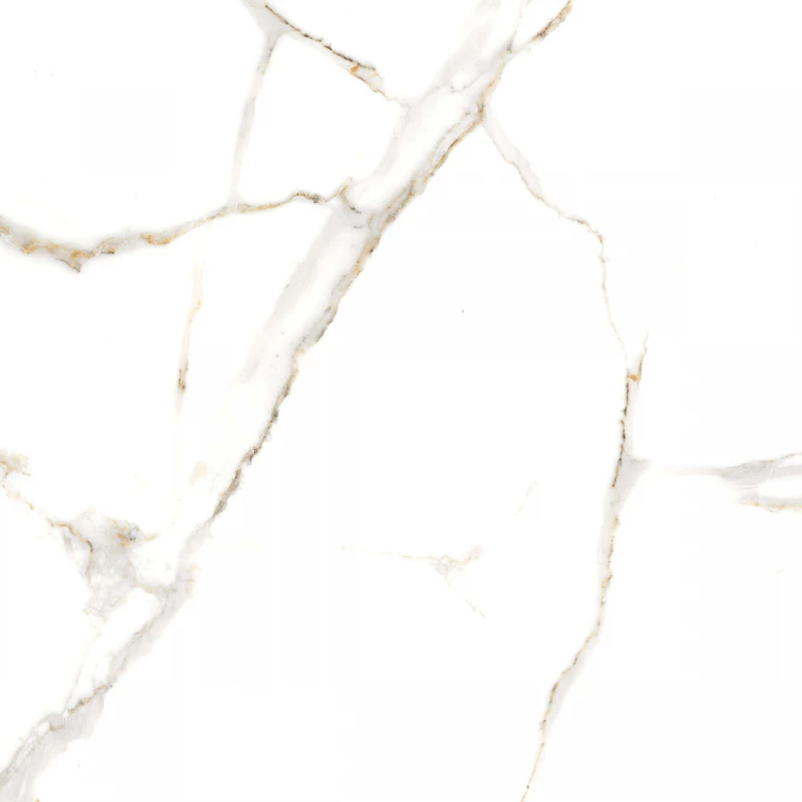 Керамогранит Velsaa Calacatta Калаката Satvario Gold белый 60x60 см