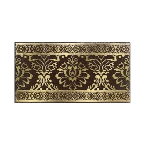 Бордюр Lasselsberger Ceramics Катар коричневый 1502-0574 13х25 см