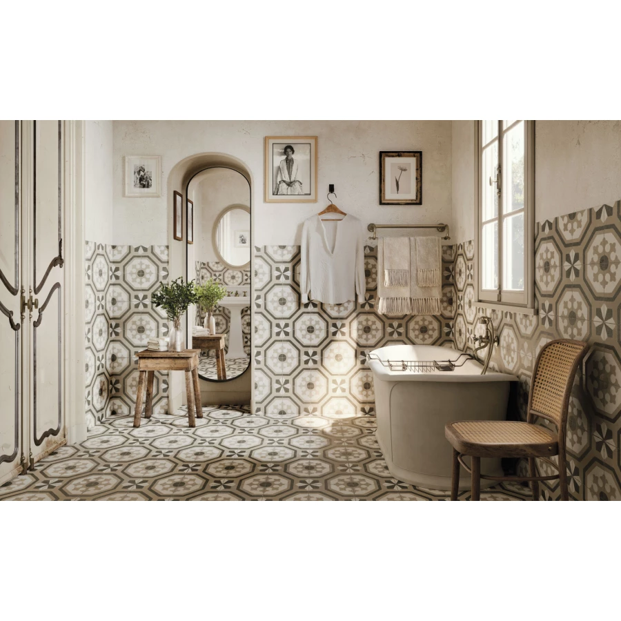 Плитка напольная Peronda FS Paname Opera матовая серая 0100339481 45х45 см