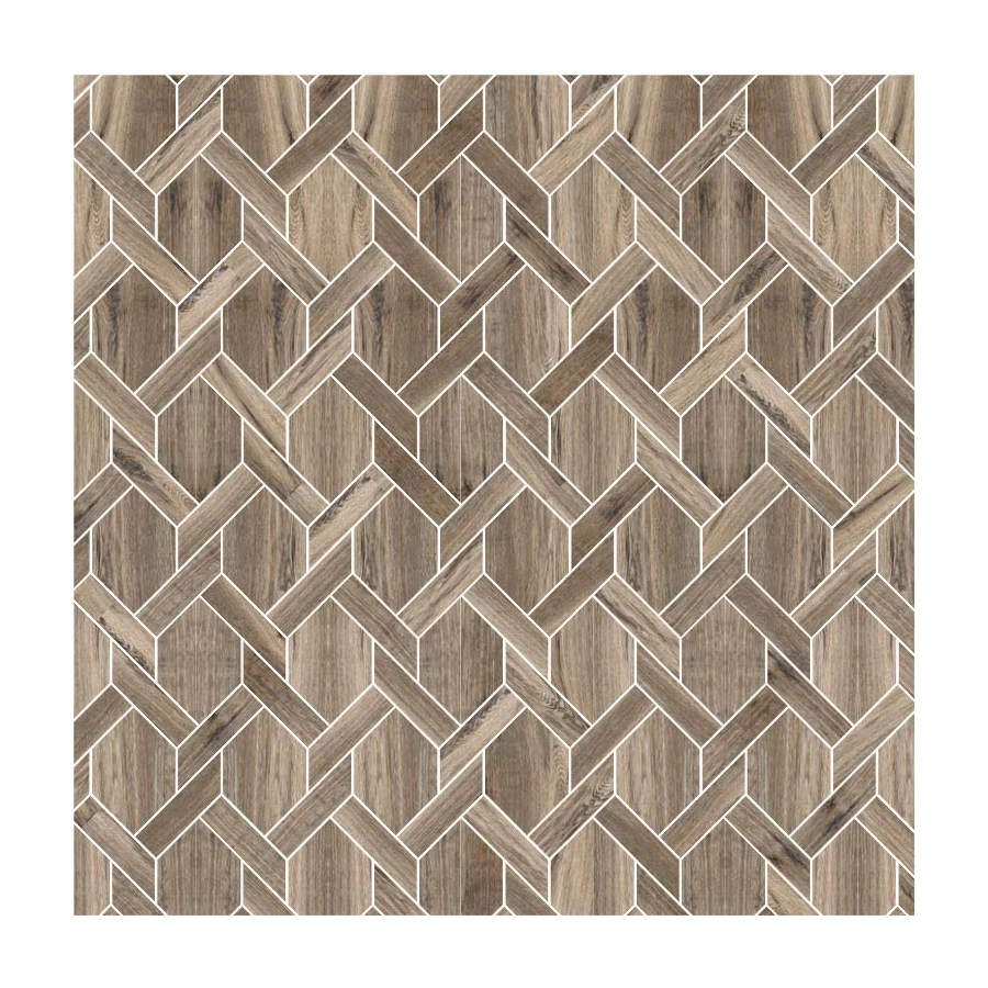 Плитка настенная Onda Универсал модульное панно Carlotto S матовая коричневая CARS001 38,7х33,9 см