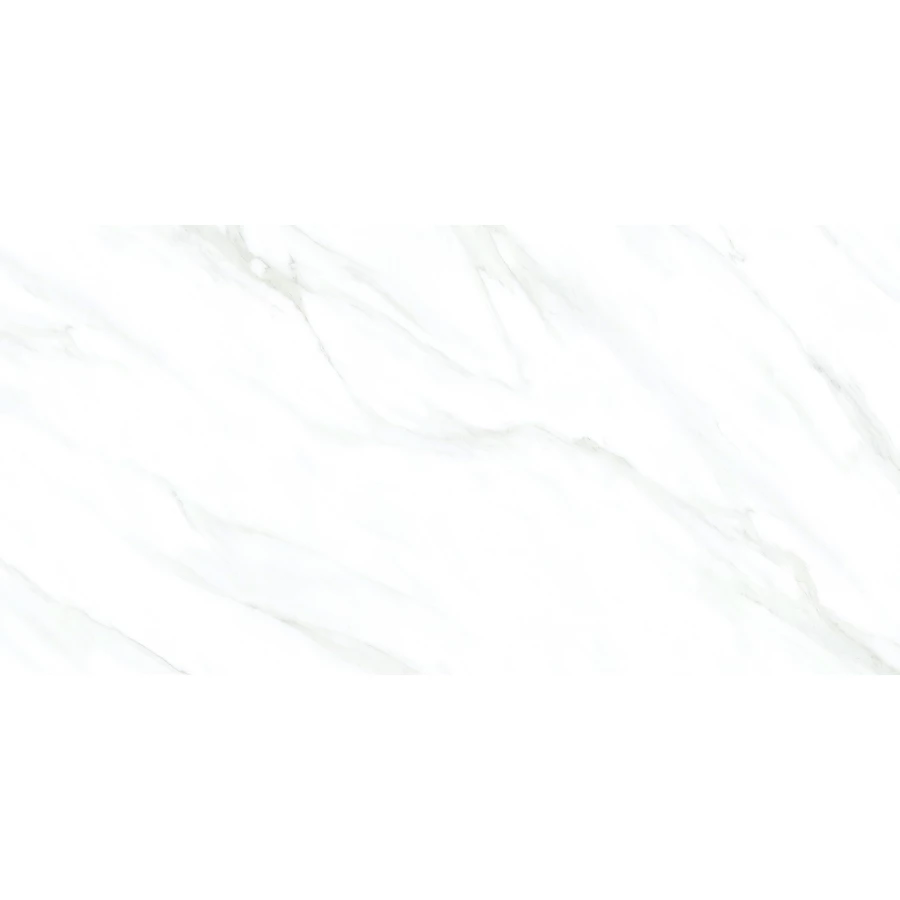 Керамогранит lamore Ceramic Gloss 60х120 Statuario Pearl глянцевый белый 60/120-058 120х60 см