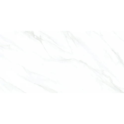 Керамогранит lamore Ceramic Gloss 60х120 Statuario Pearl глянцевый белый 60/120-058 120х60 см