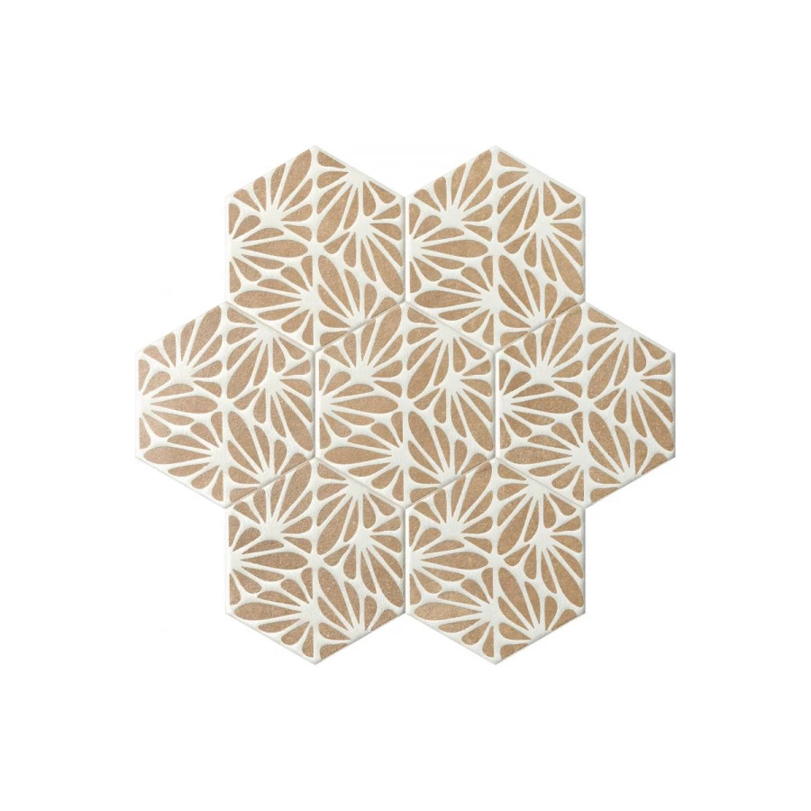 Керамогранит Marca Corona Terracreta Cesello Chamotte Esagonо J082 25х21,6 см