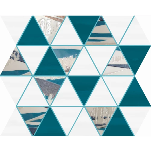 Декор Delacora Mosaic Blur Jungle DW7JUN00 23.8*28.2 см