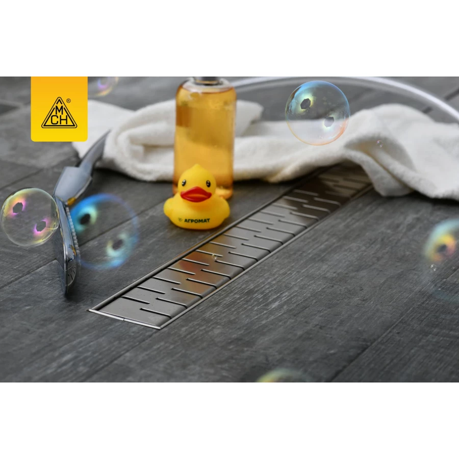 Душевой лоток Creto Snake с решеткой хром CRE-950 SH-50 95 см