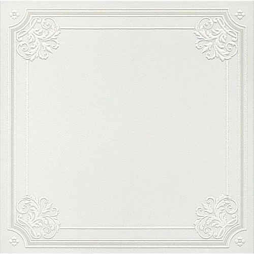 Декор Kerama Marazzi Петергоф белый 40,2х40,2 см