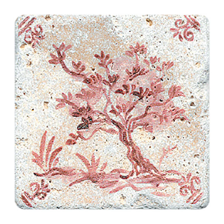 Декор Stone4Home Provance Натуральный травертин Изразцы №1 10x10 см