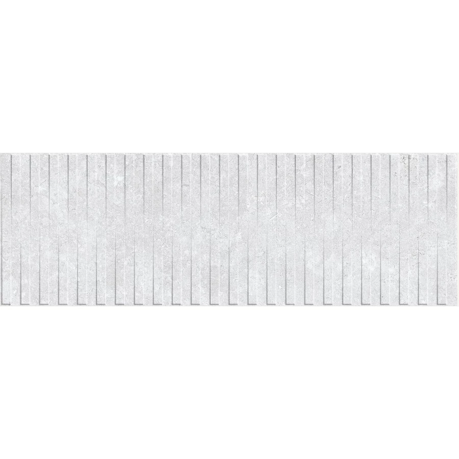 Плитка Saloni Markthal Metric Light матовая белая 90x30 см