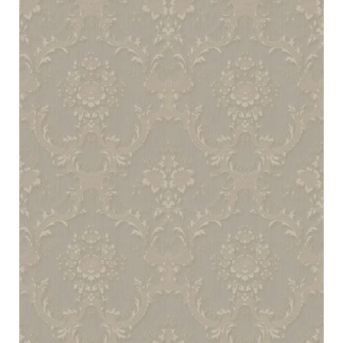 Обои винил на флизелине Zambaiti Satin Flowers IV Серый Коричневый Z66837 10,05х0,53 м