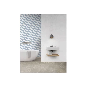 Керамогранит Codicer Hex. Porto Capri Blue бело-голубой 25x22 см