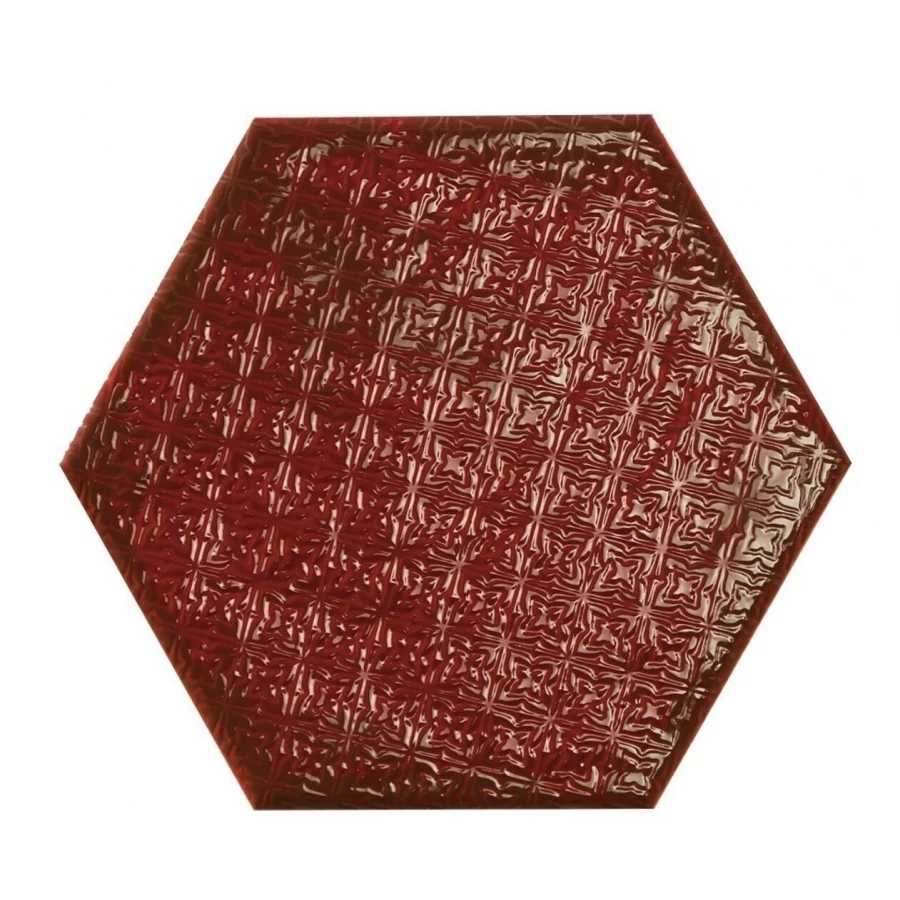 Керамогранит Prissmacer Rain Bordeaux Mist dec 22,8х19,8 см