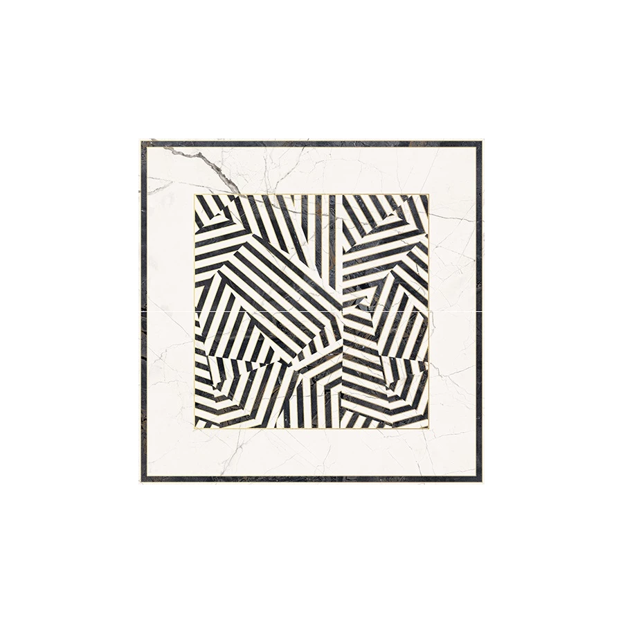 Керамогранит Imola Ceramica The Room Zebra6 120LP полуглянцевый бежевый 120x120 см