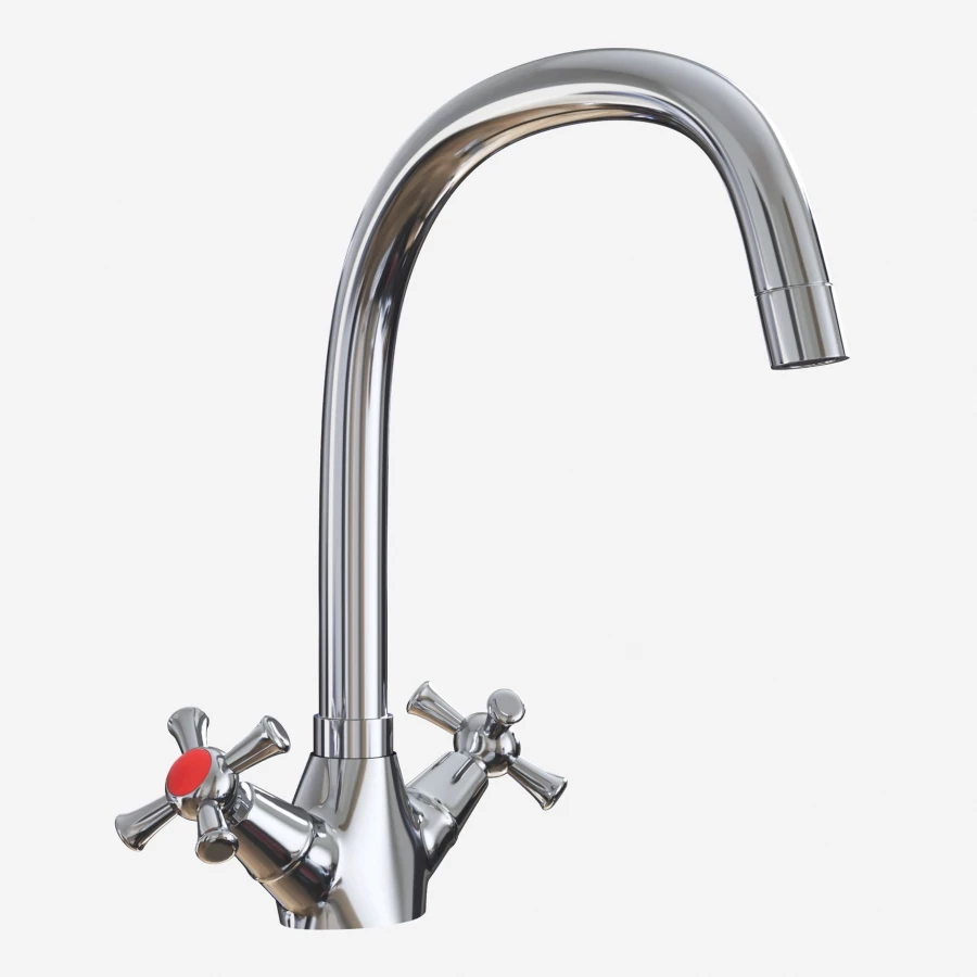 Смеситель для кухни MixLine ML10-032 высокий излив 529850 хром