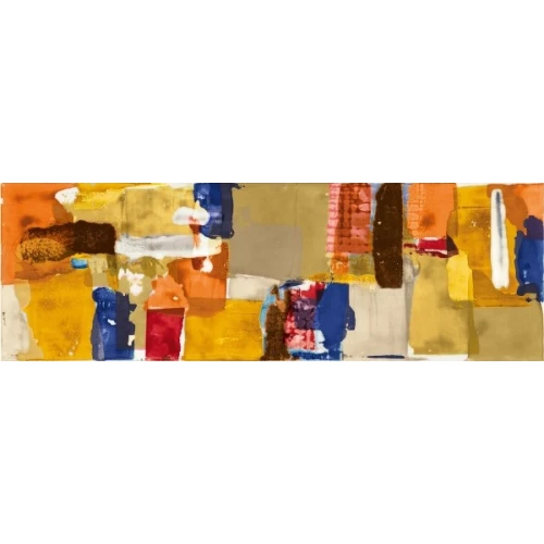 Декор Imola Ceramica Shades Patch Sun Mix блестящий красный 60x20 см